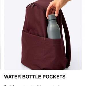 BEIS Classic backpack in Burgundy